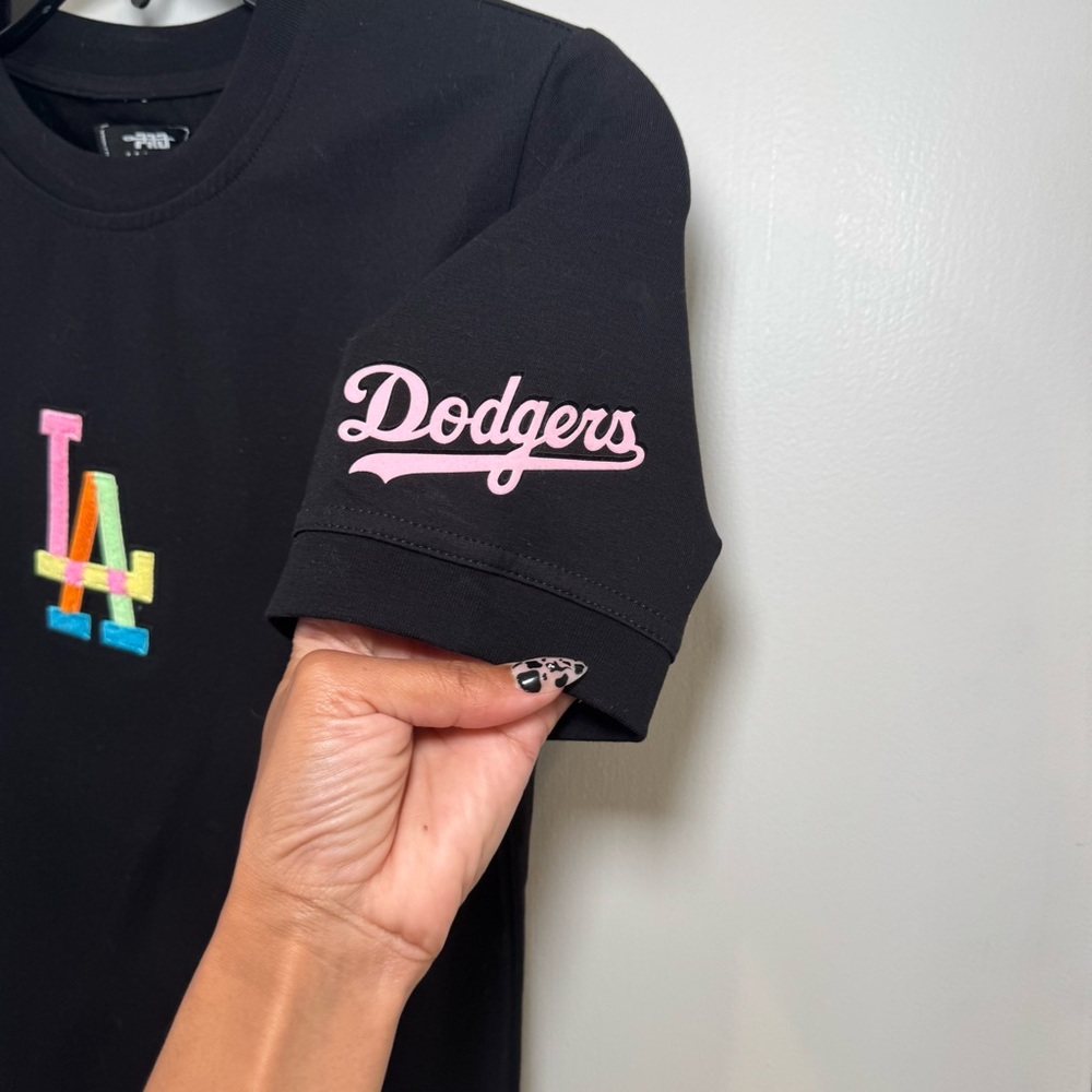 Women's Los Angeles Dodgers Pro Standard Black Bodycon Dress - Picture 4 of 8